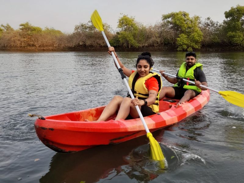 kayaking in goa
